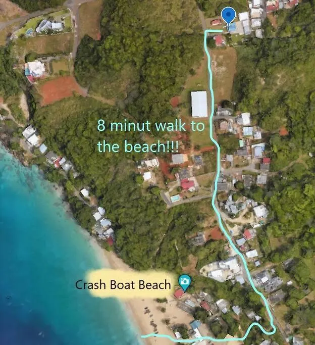 Aguadilla Sunset Apt Ac Wifi 8 Minute Walk Crashboat Beach Apartment